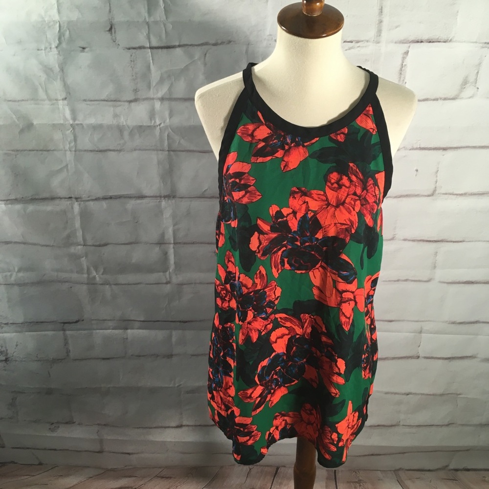 Vince Camuto Floral Sleeveless Blouse